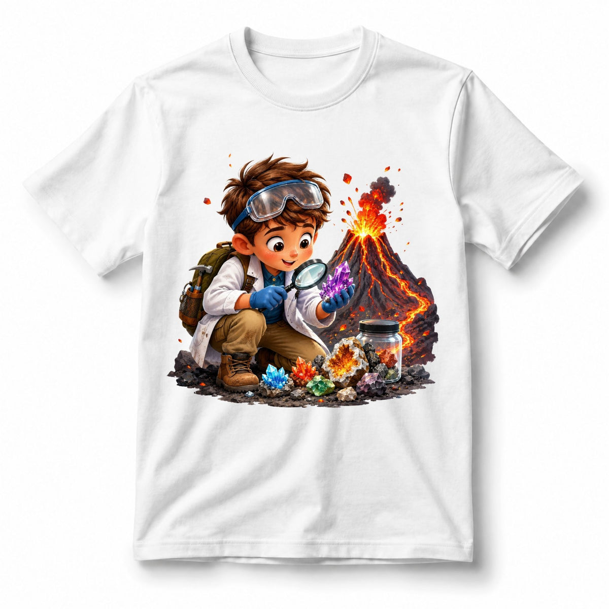 Volcano Explorer – Kids’ T-Shirt