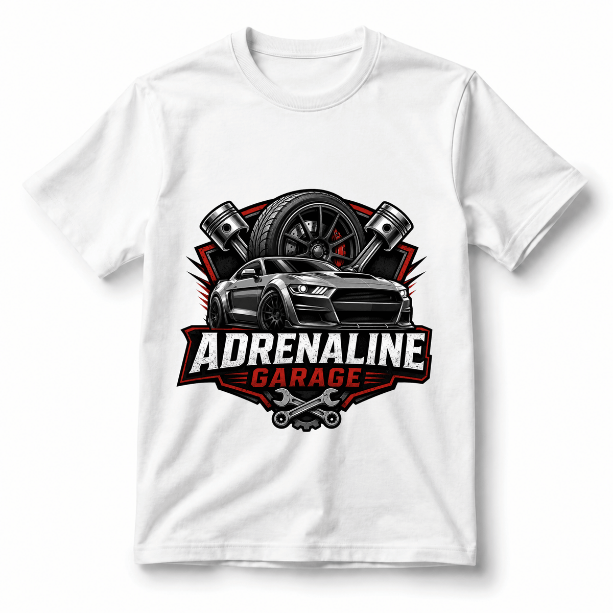 Adrenaline Garage Car T-Shirt