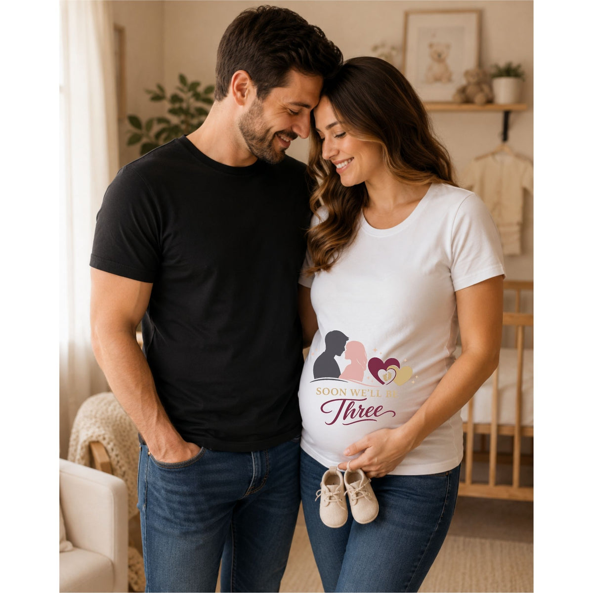 Soon We’ll Be Three – T-Shirt