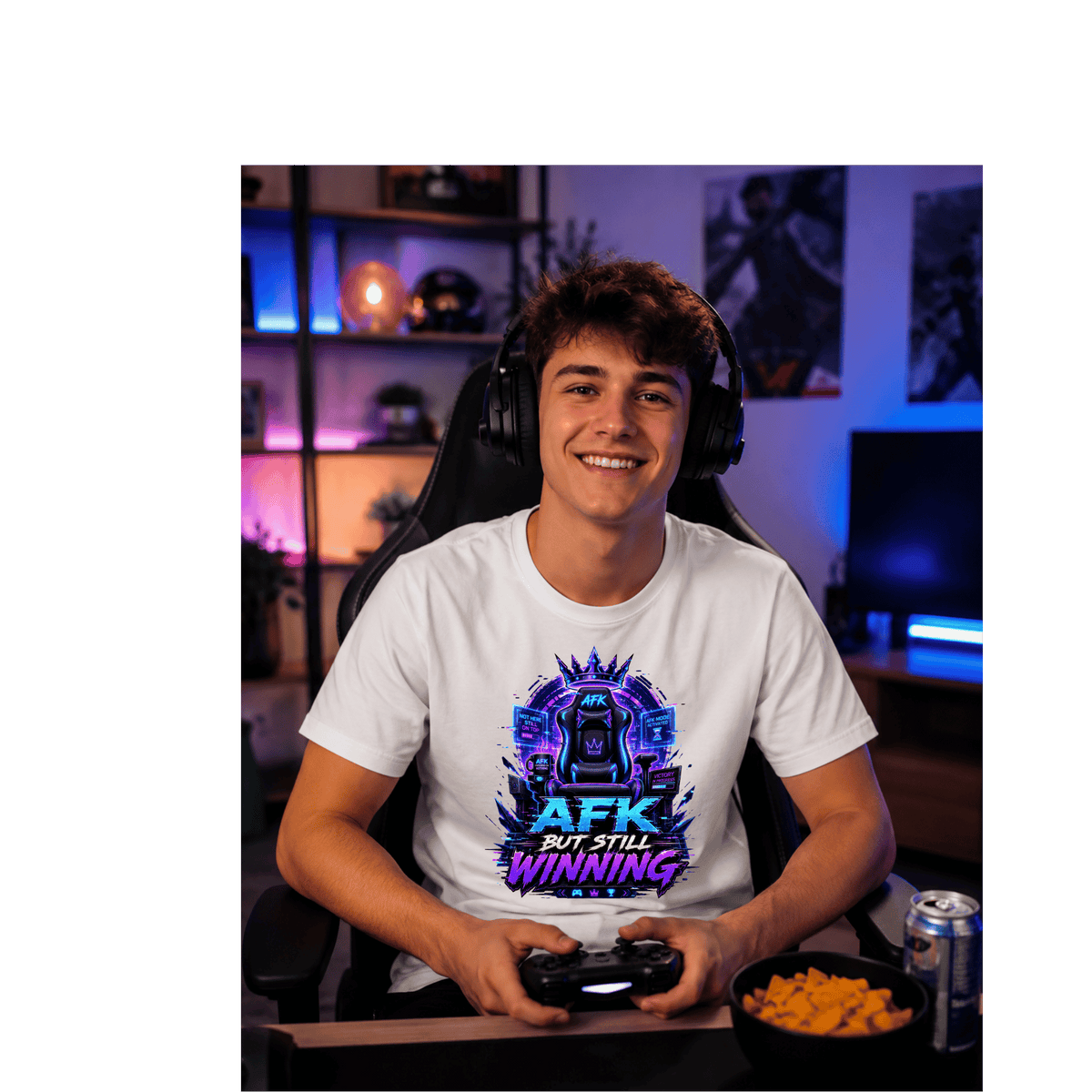 تيشيرت AFK But Still Winning