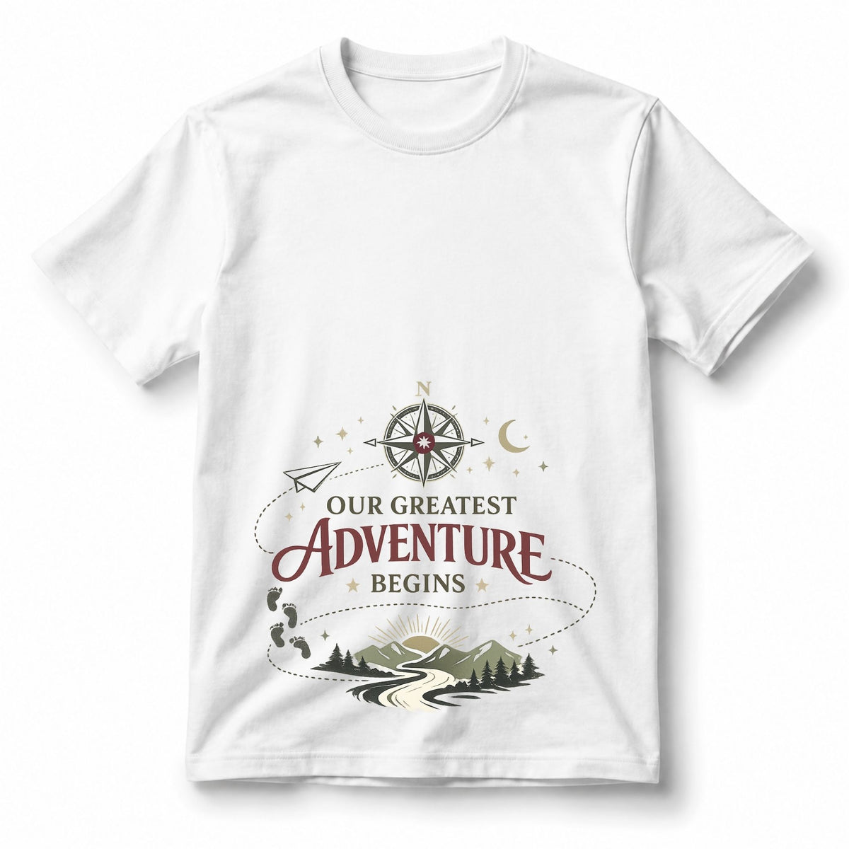 Our Greatest Adventure Begins – T-Shirt