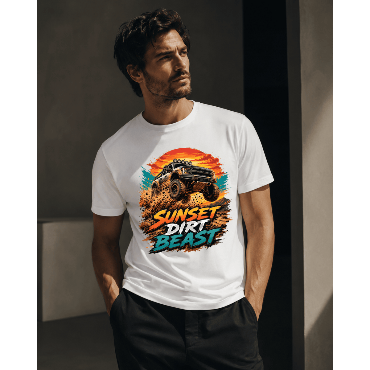 Sunset Dirt Beast Off-Road T-Shirt