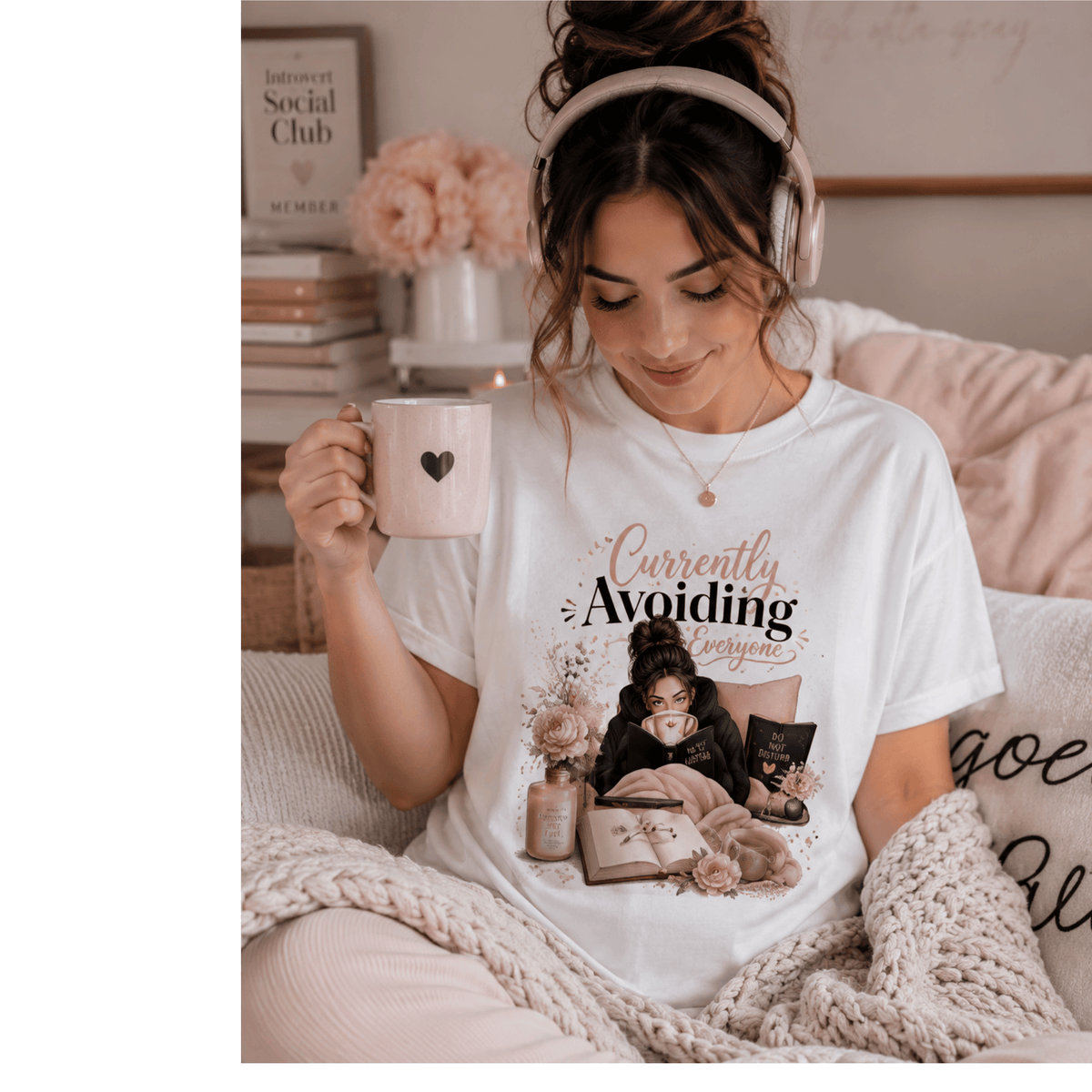 Currently Avoiding Everyone 1 – Women’s T-Shirt