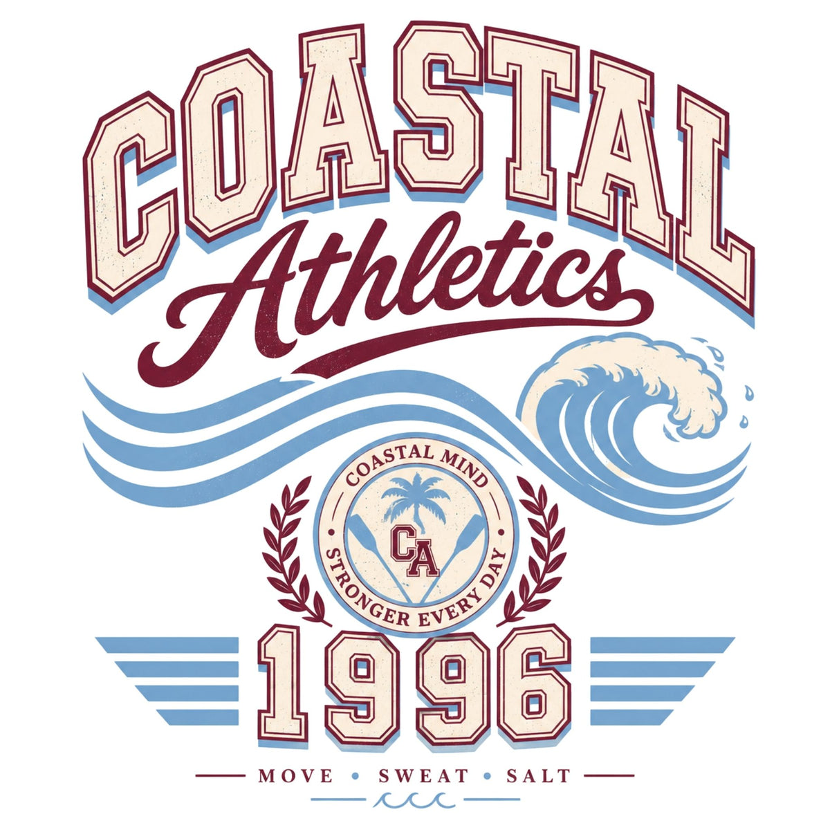 Coastal Athletics 1996 – Women’s T-Shirt