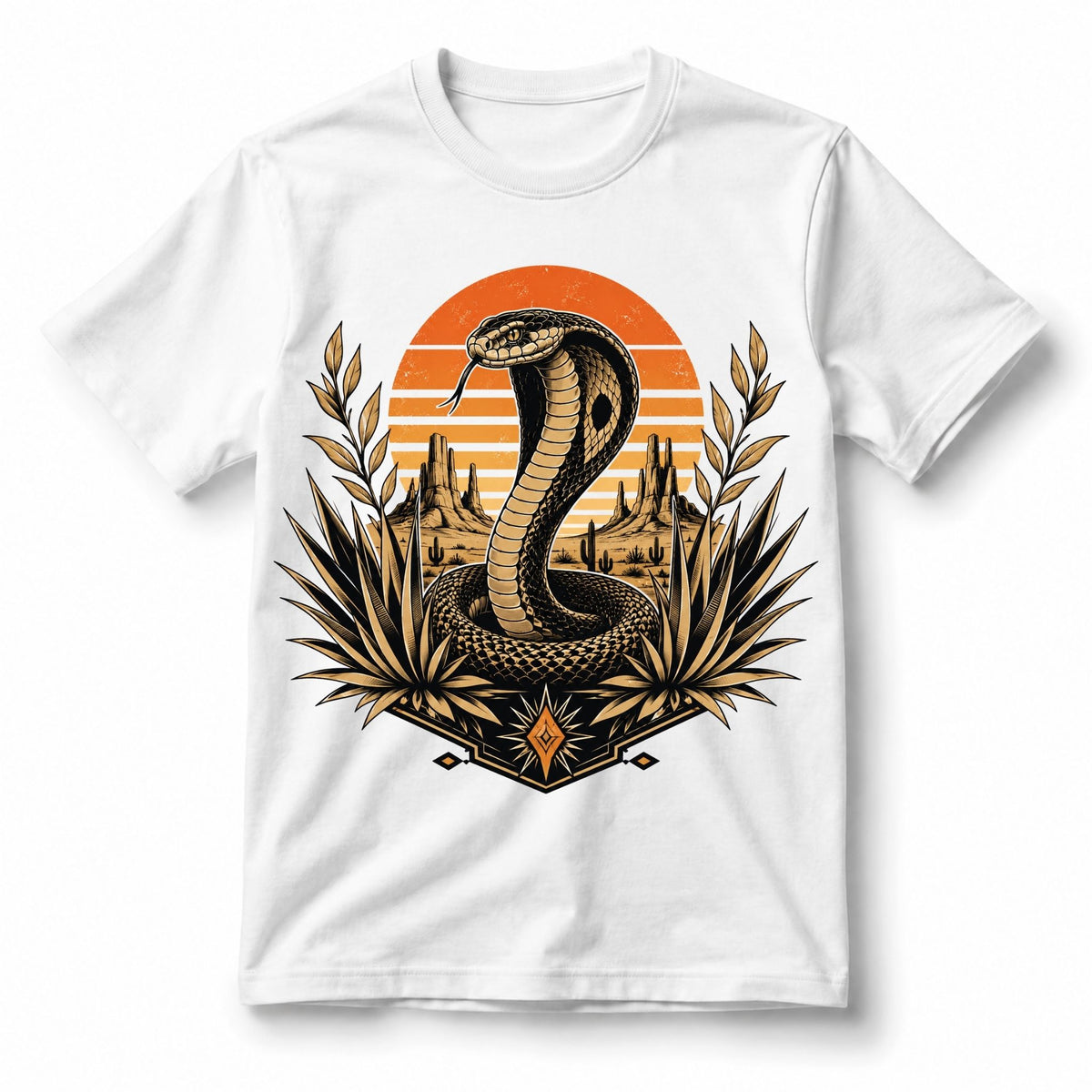 تيشيرت نسائي بتصميم Desert Cobra