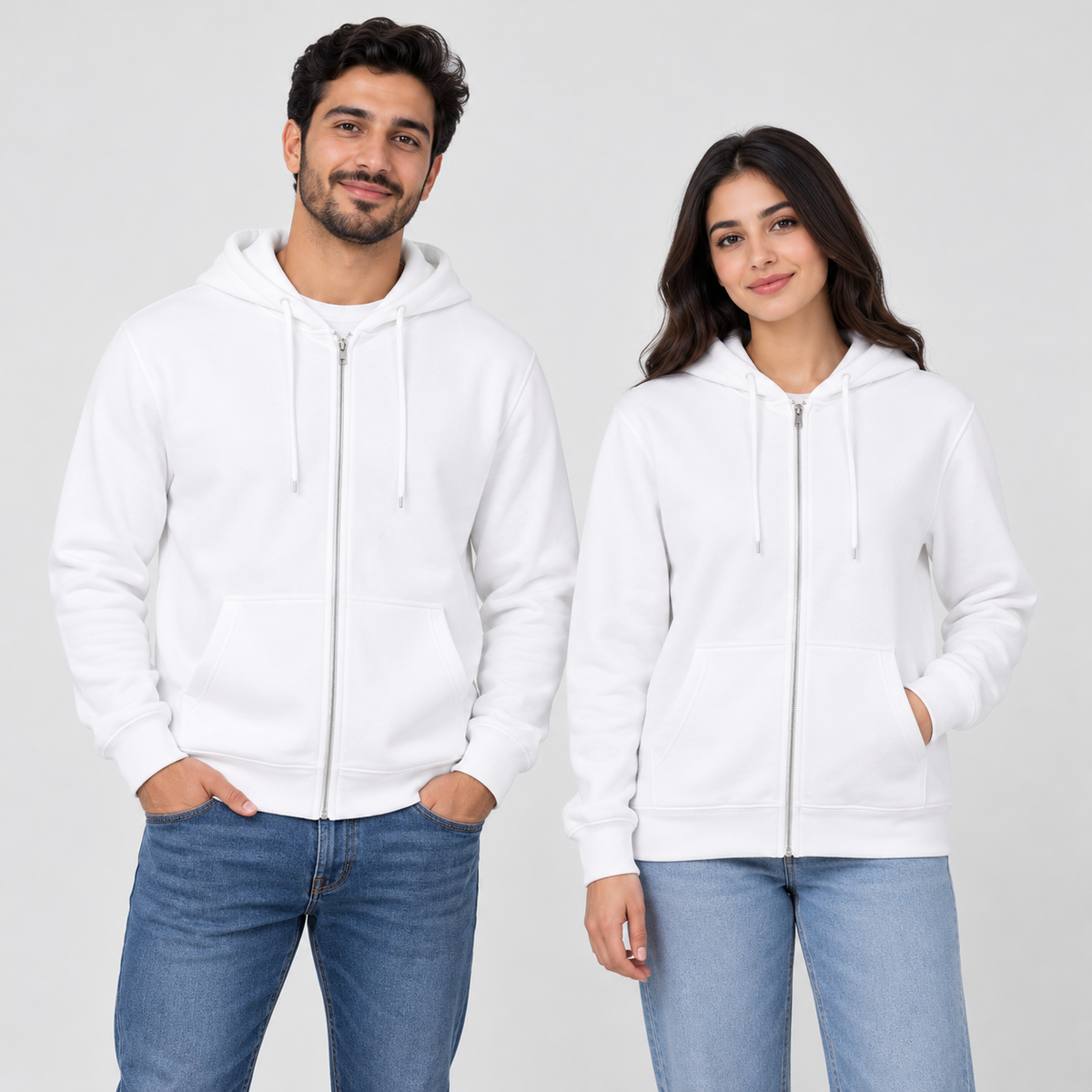 Adults’ Basic Zip-Up Hoodie