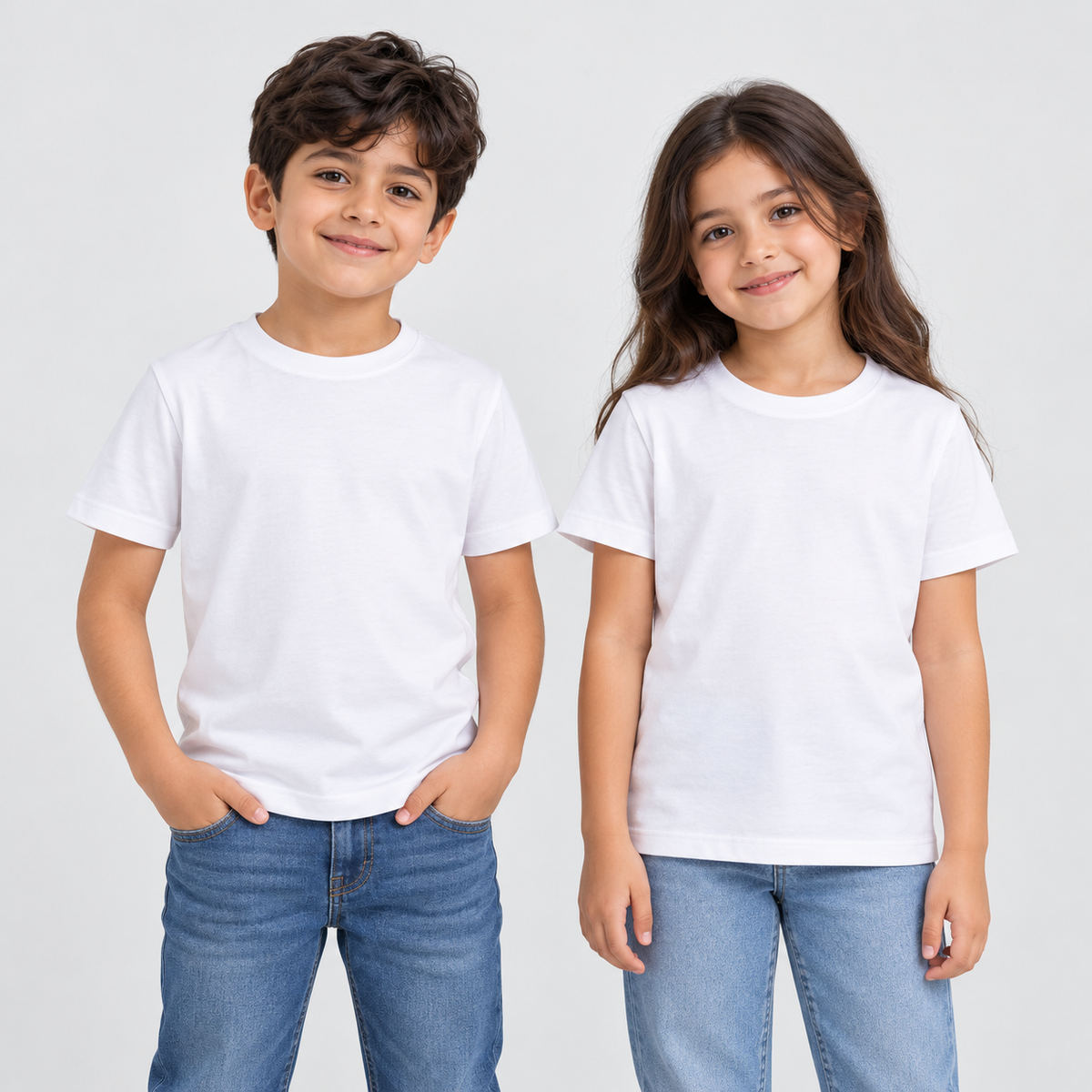 Kids’ Basic Round-Neck T-Shirt