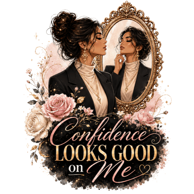 Confidence Looks Good on Me 2 – Women’s T-Shirt