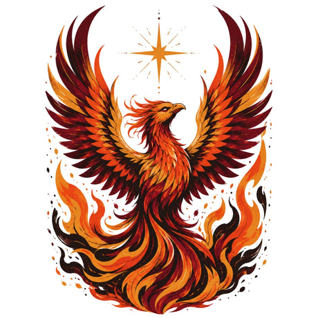 تيشيرت نسائي بتصميم Phoenix Rising