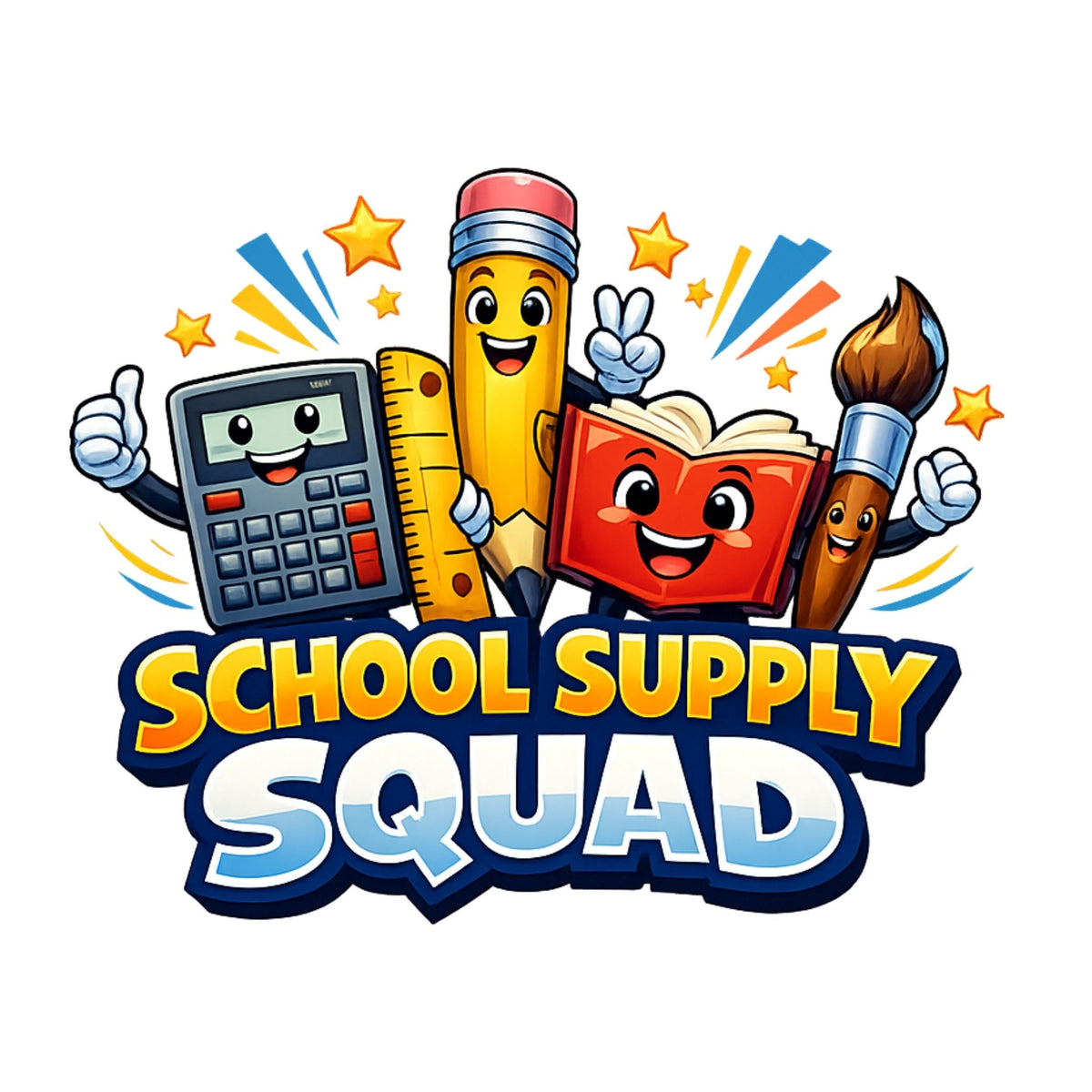 تيشيرت أطفال بتصميم School Supply Squad