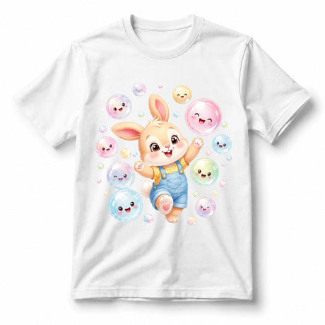 Bubble Fun Bunny – Kids’ T-Shirt