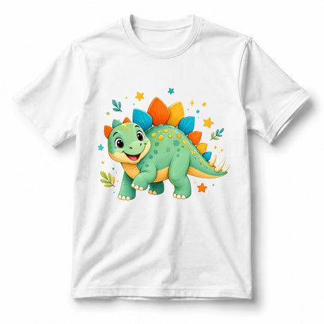 تيشيرت أطفال بتصميم Stegosaurus Smile