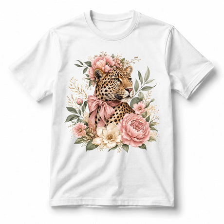 Leopard in Bloom – Women’s T-Shirt