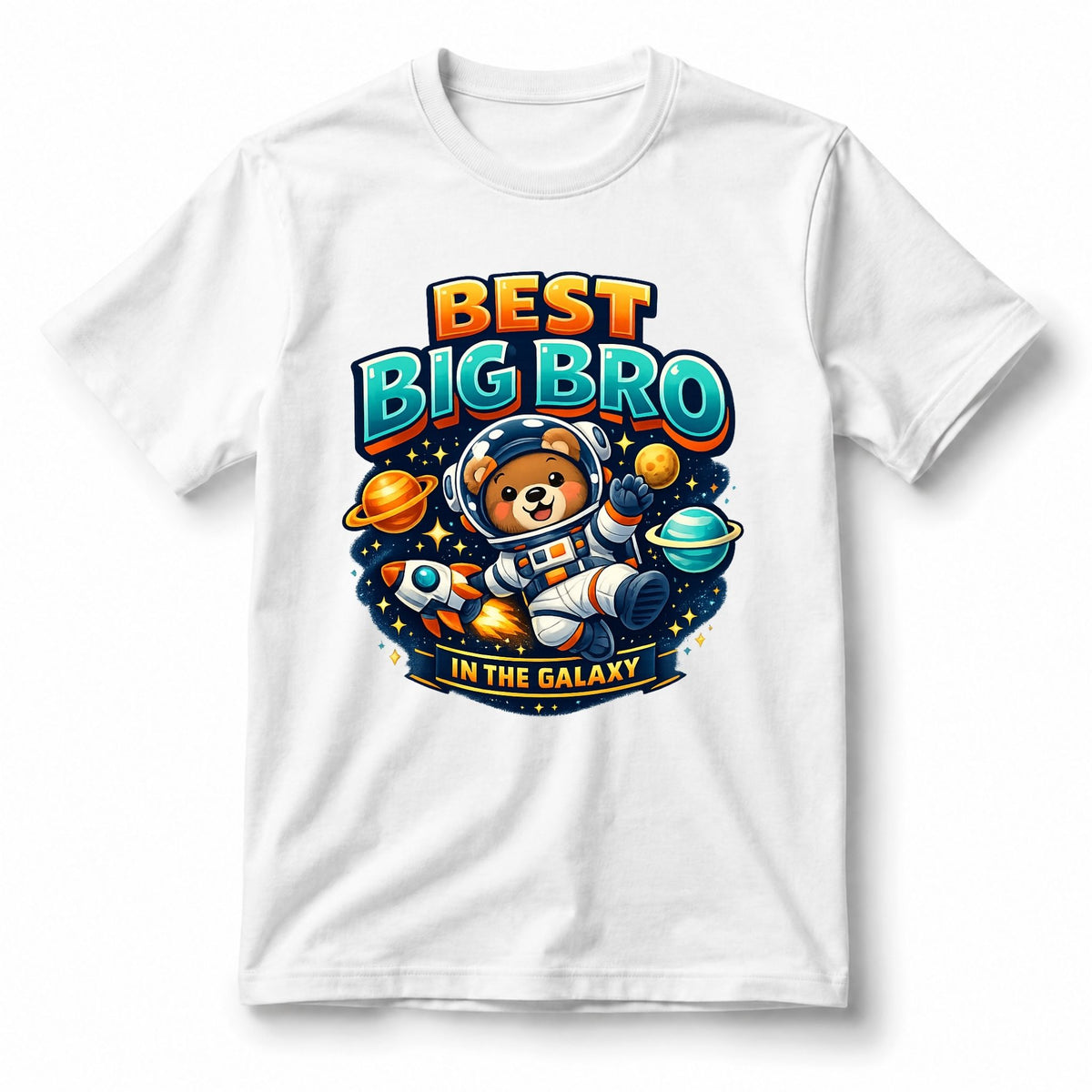 تيشيرت أطفال بتصميم Best Big Bro in the Galaxy