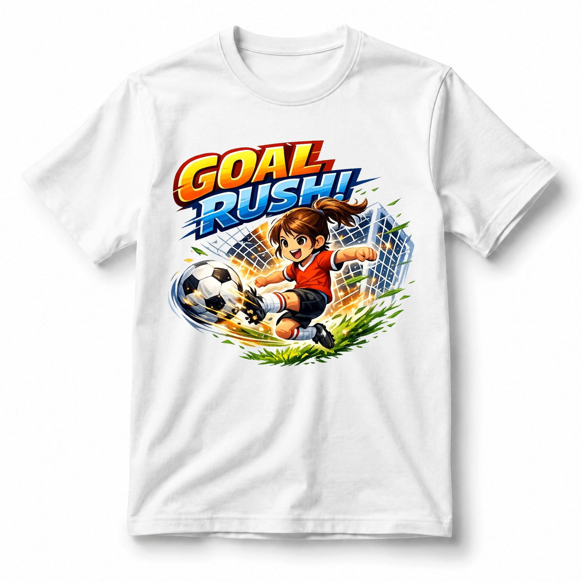 تيشيرت أطفال بتصميم Goal Rush