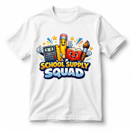 تيشيرت أطفال بتصميم School Supply Squad