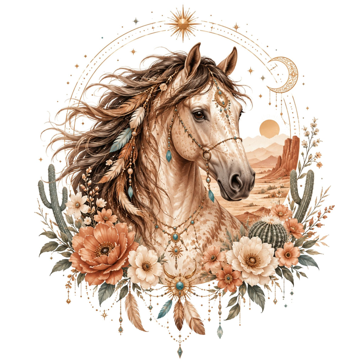 Desert Horse Spirit – Women’s T-Shirt