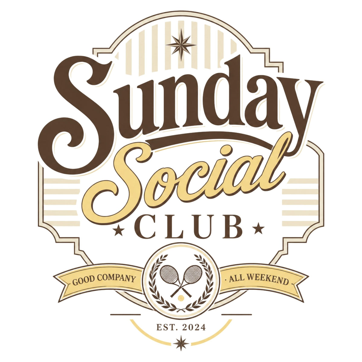 تيشيرت نسائي بتصميم الأحد سوشيال Club