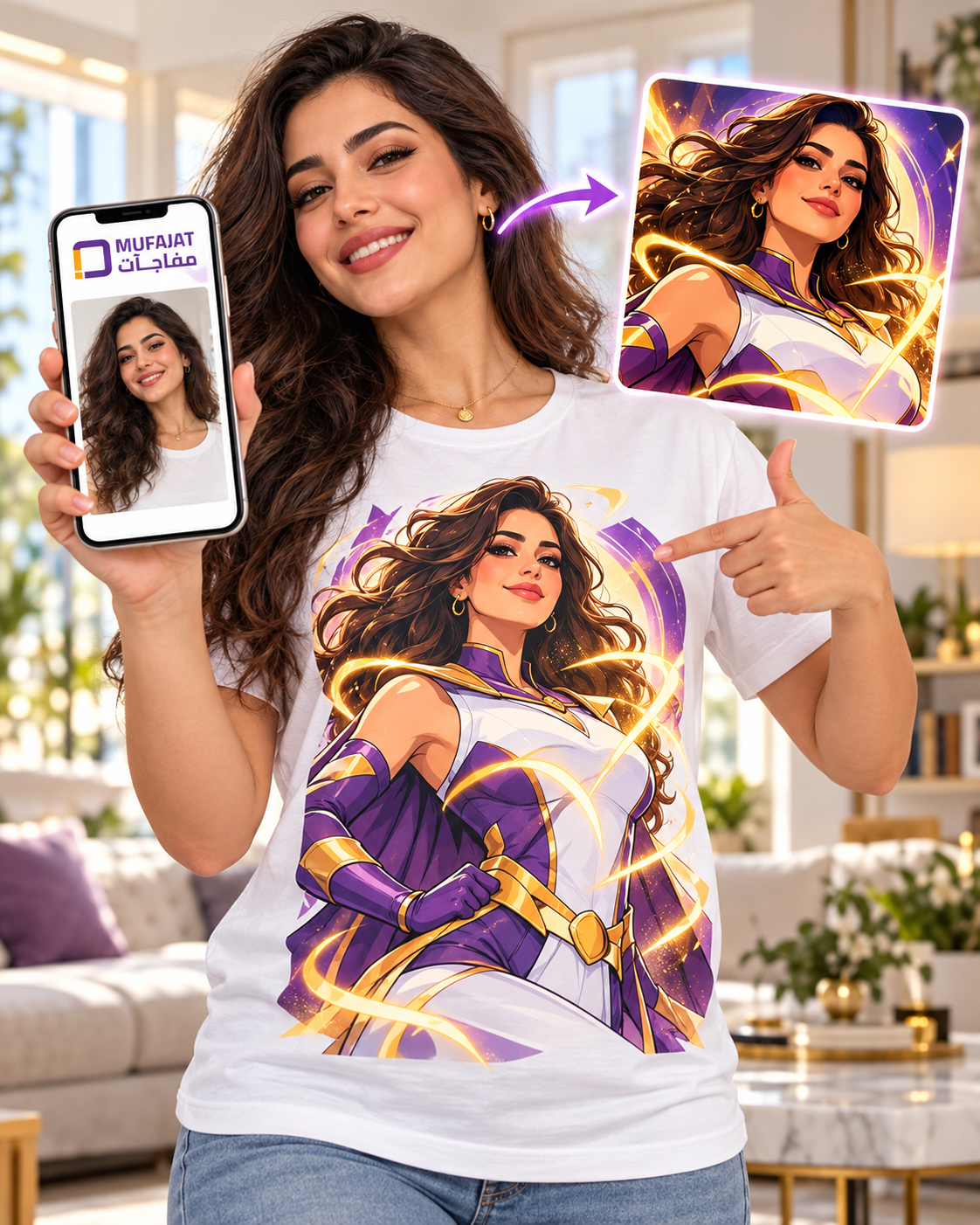 تيشيرت اجعلني بطلًا