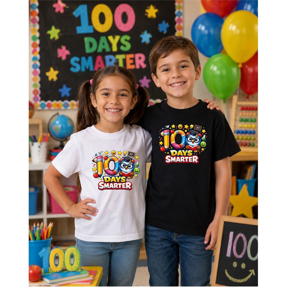 100 Days Smarter – Kids’ T-Shirt
