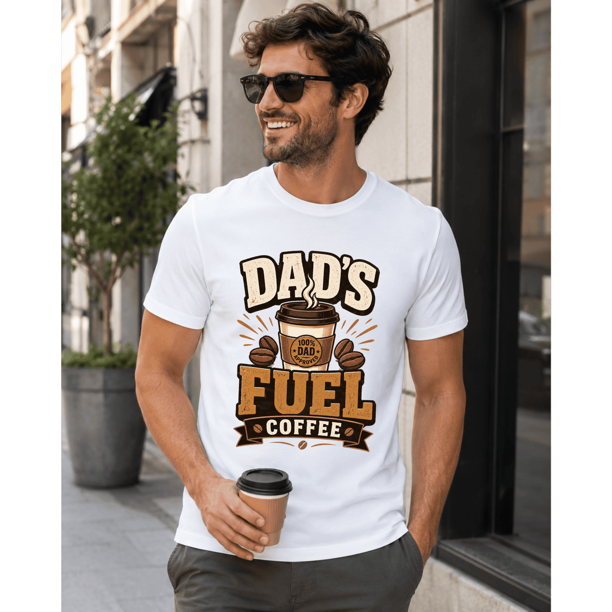 تيشيرت أبي's Fuel قهوة