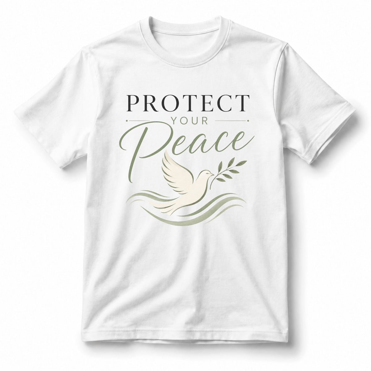 تيشيرت نسائي بتصميم Protect Your Peace