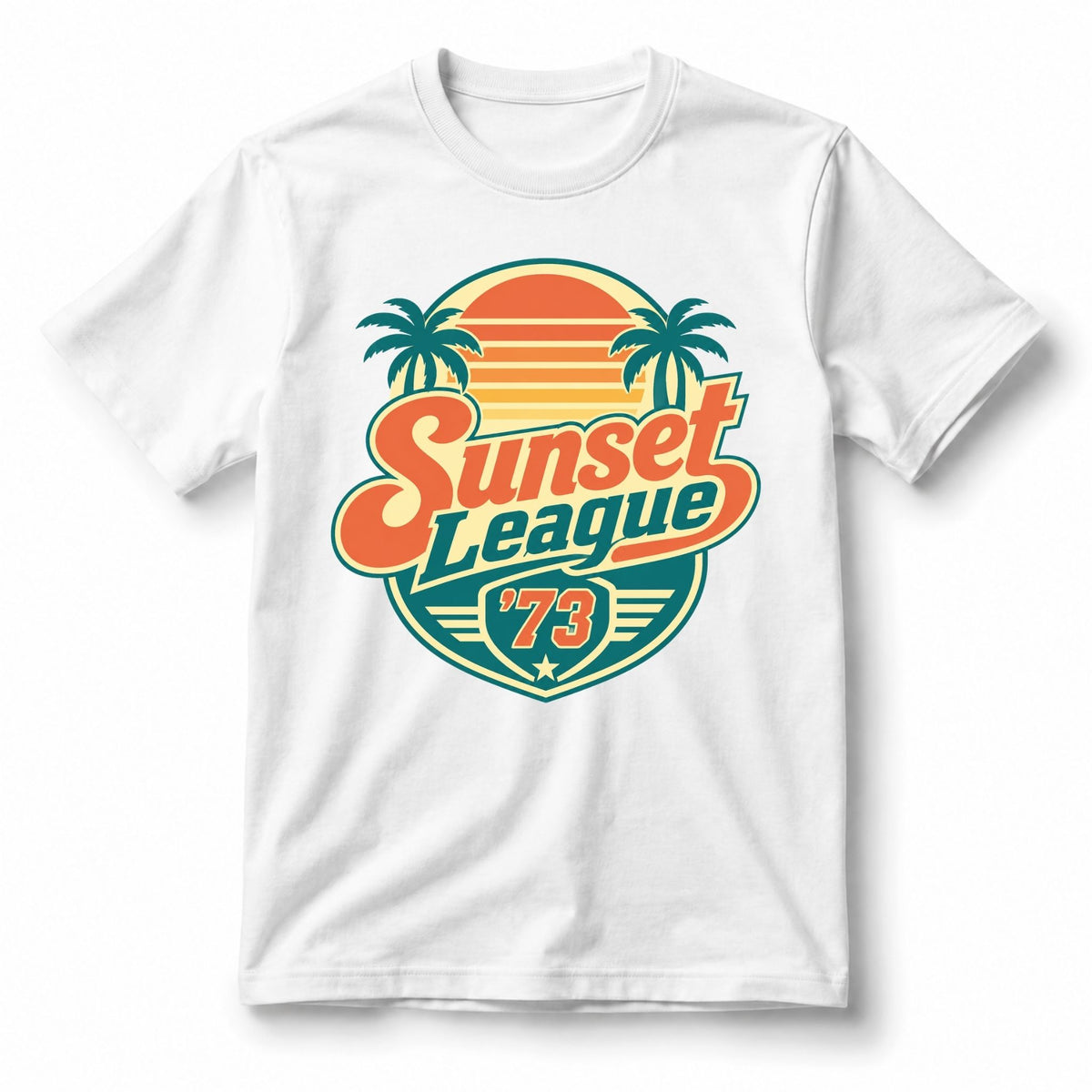 تيشيرت نسائي بتصميم غروب League 1973