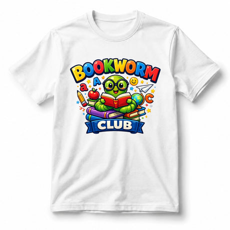 تيشيرت أطفال بتصميم Bookworm Club