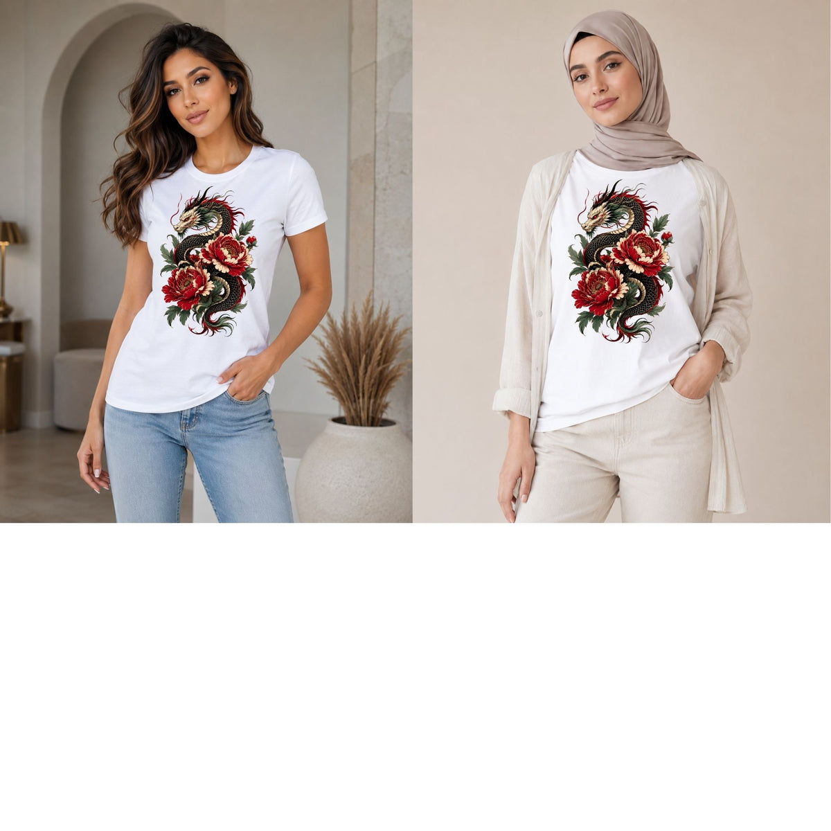 Dragon Bloom – Women’s T-Shirt