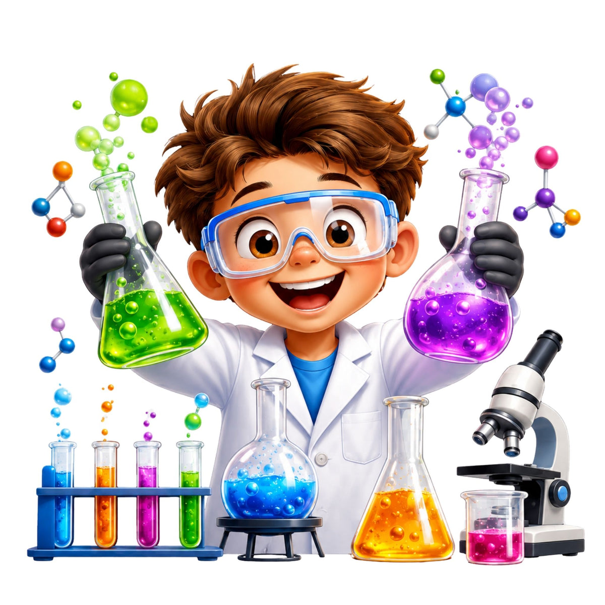 Little Scientist Lab – Kids’ T-Shirt
