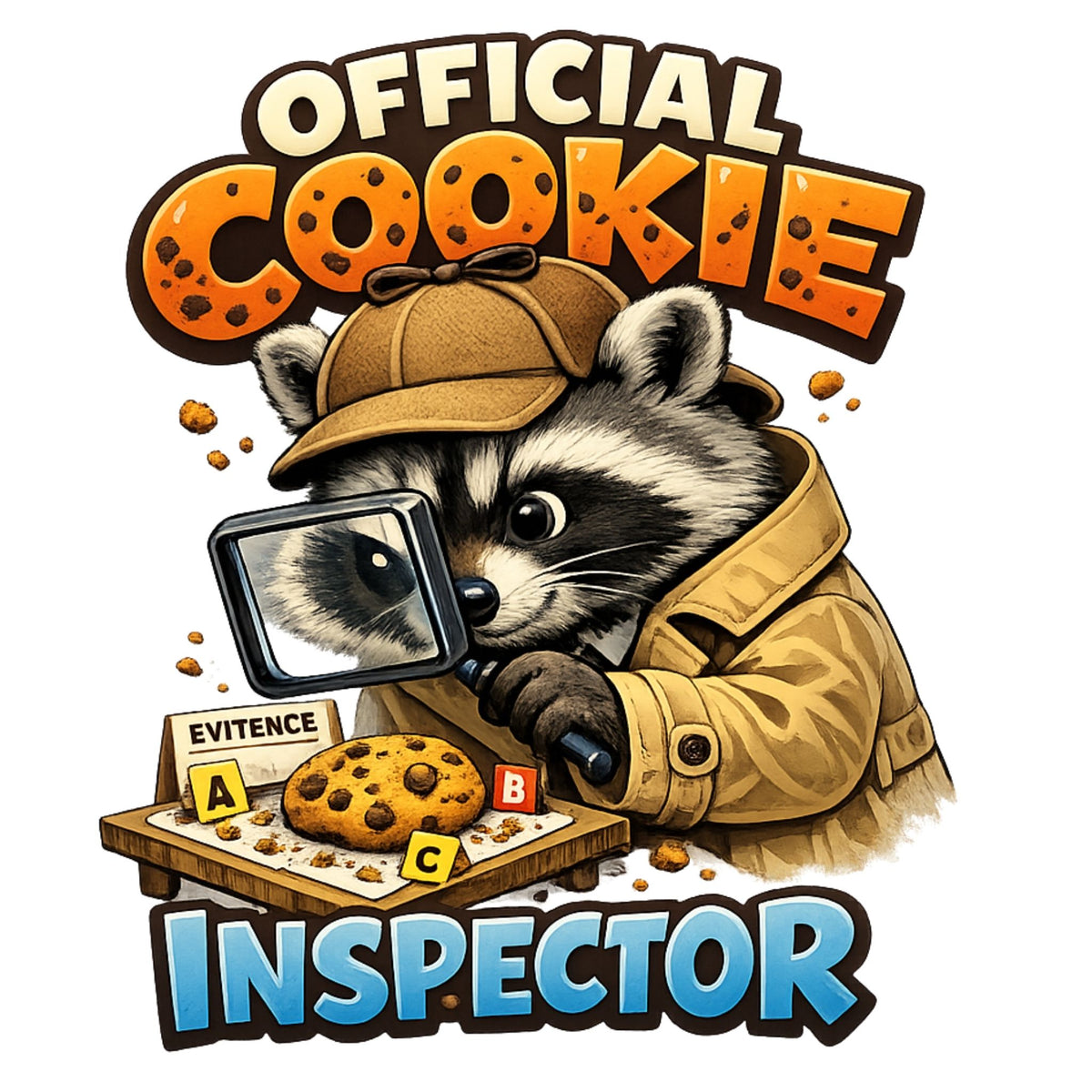تيشيرت أطفال بتصميم Official Cookie Inspector