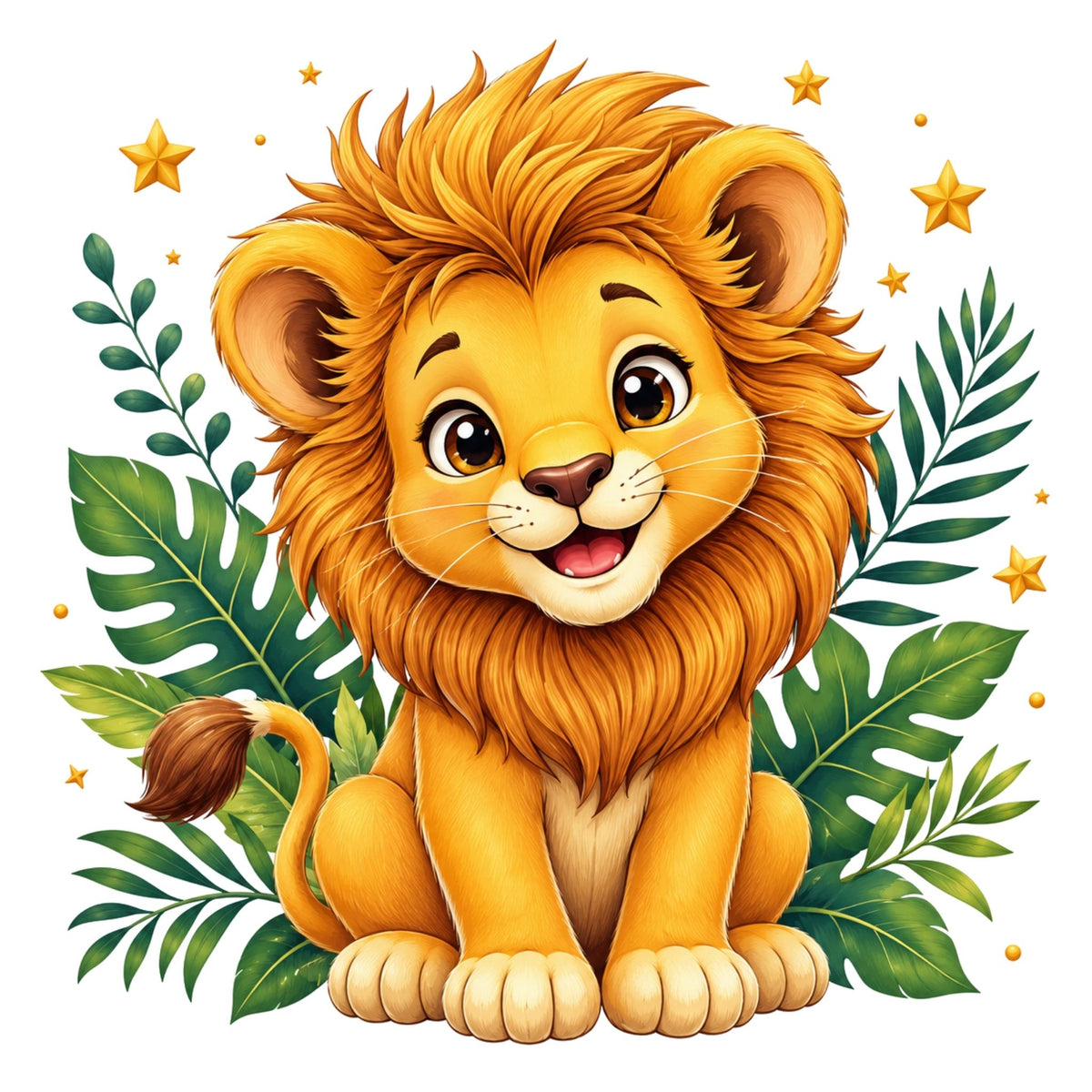 Jungle Lion Cub – Kids’ T-Shirt