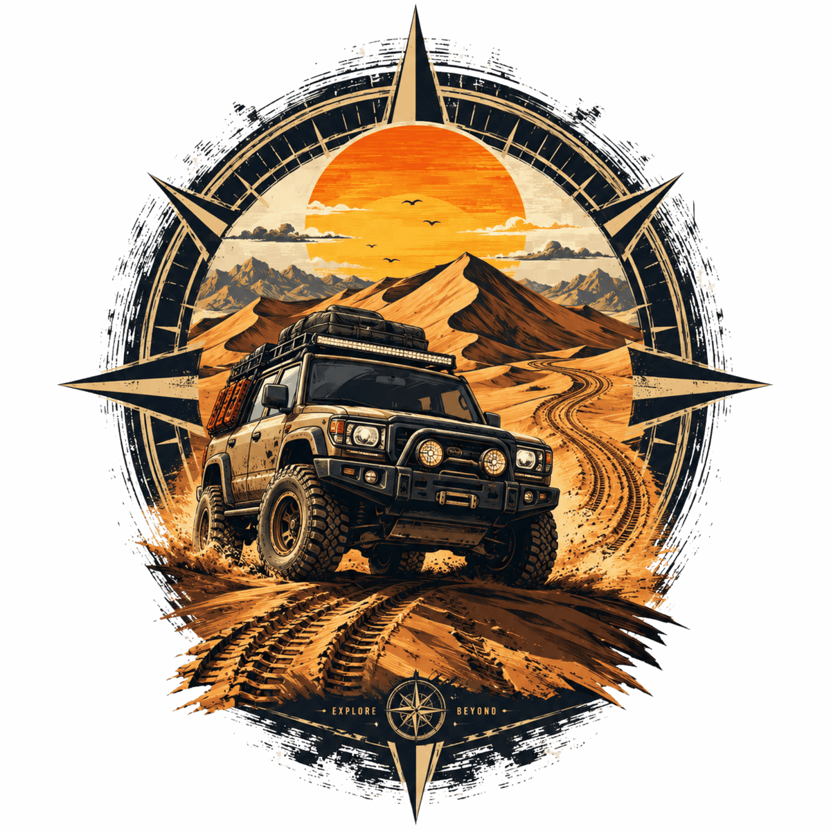 تيشيرت Explore Beyond the Dunes Adventure