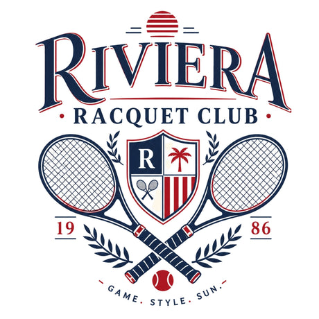 تيشيرت نسائي بتصميم Riviera Racquet Club