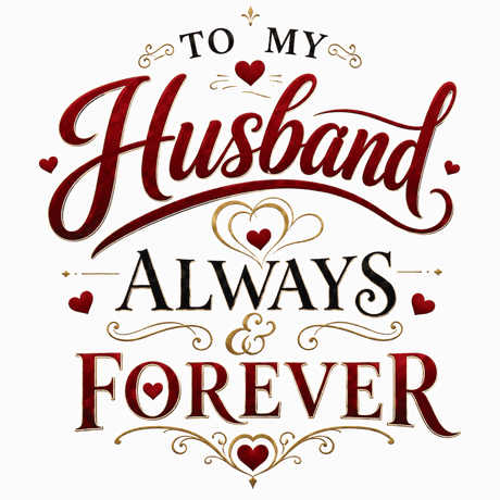 To My Husband Always & Forever T-Shirt