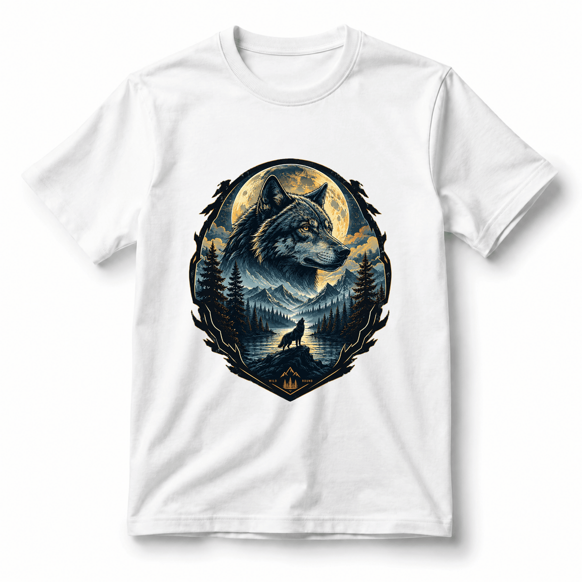 Wild Spirit Wolf Outdoor T-Shirt