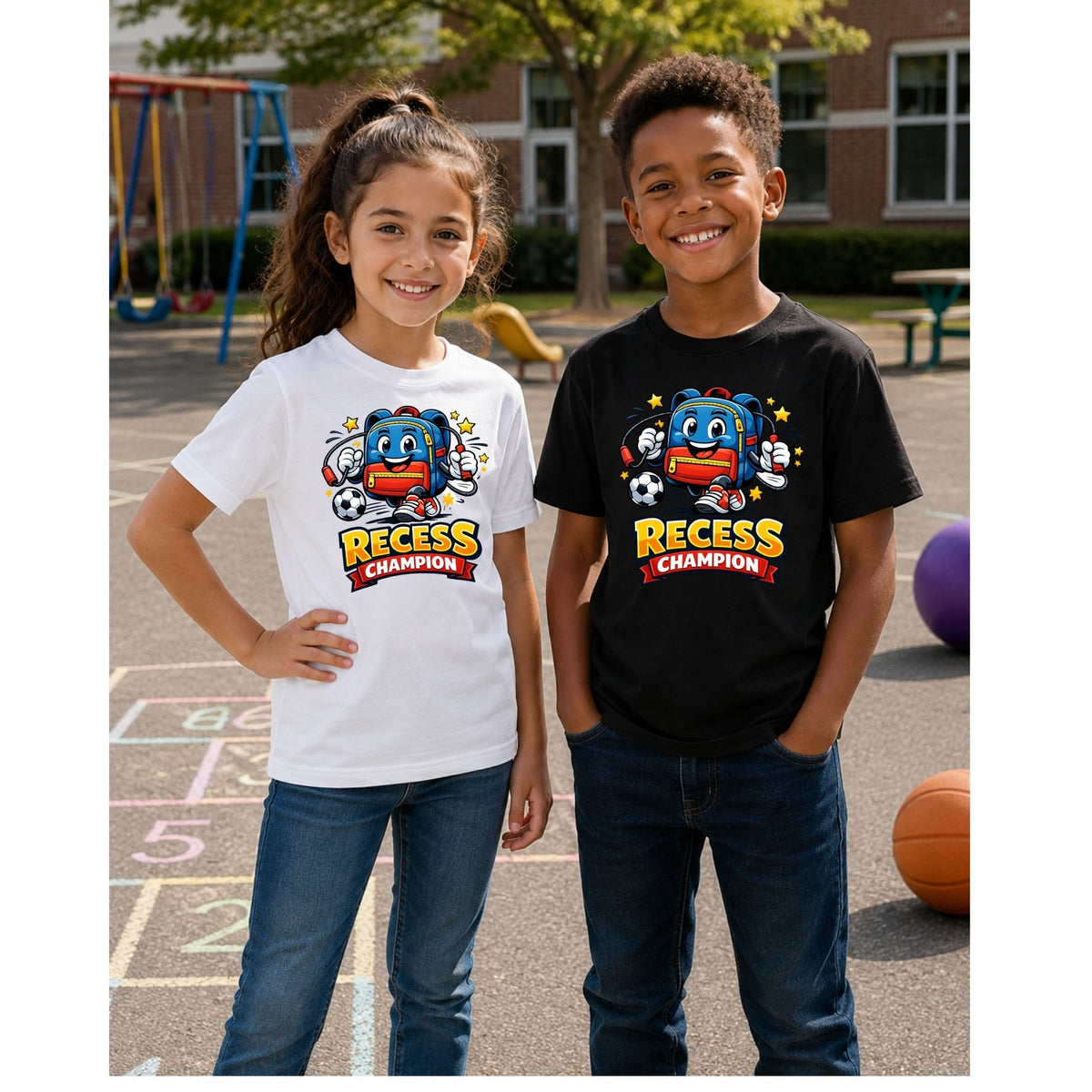 Recess Champion – Kids’ T-Shirt