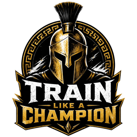 Train like a champion emblem