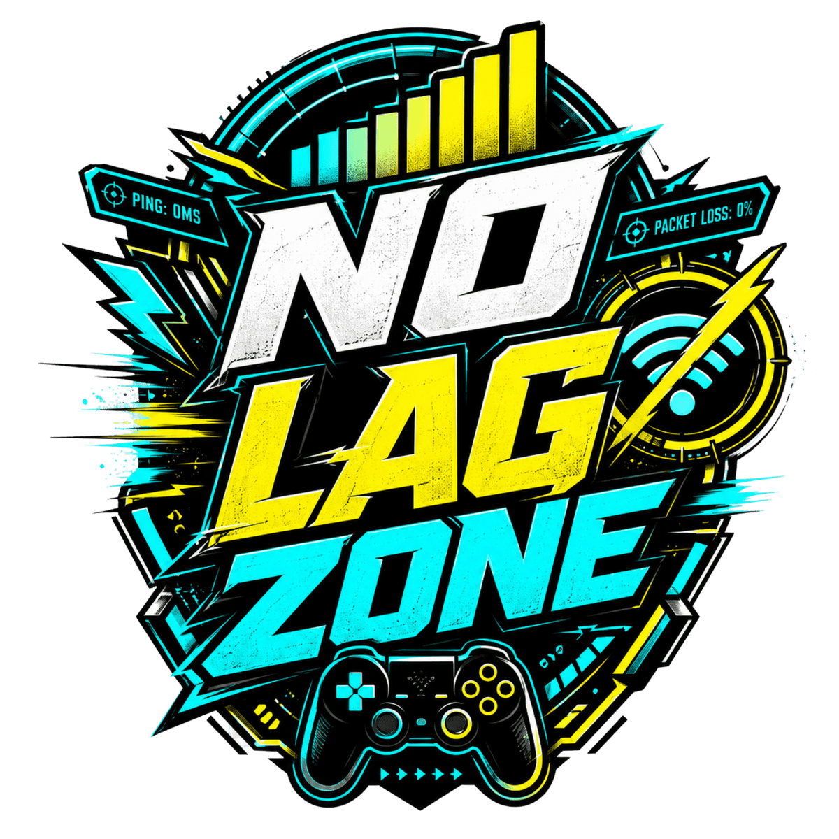 تيشيرت No Lag Zone