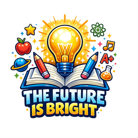 تيشيرت أطفال بتصميم The Future Is Bright