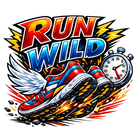 تيشيرت أطفال بتصميم Run Wild