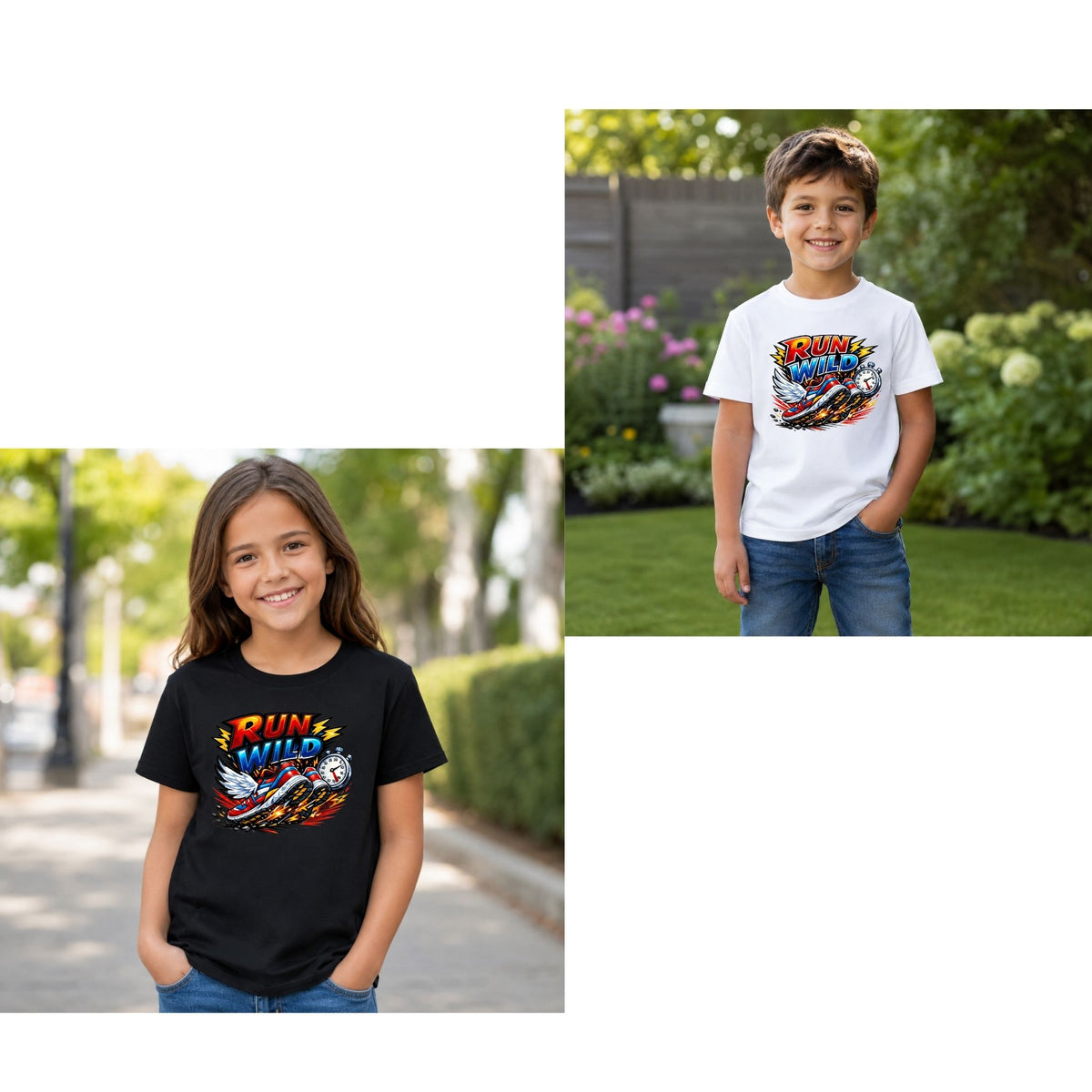 Run Wild – Kids’ T-Shirt