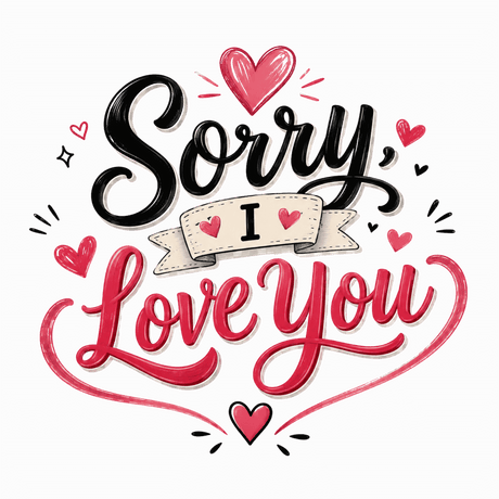 تيشيرت Sorry I Love You
