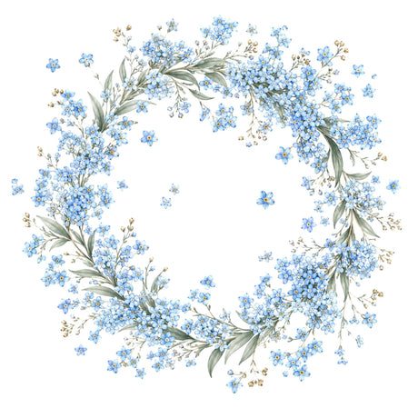 Forget-Me-Not Wreath – Women’s T-Shirt