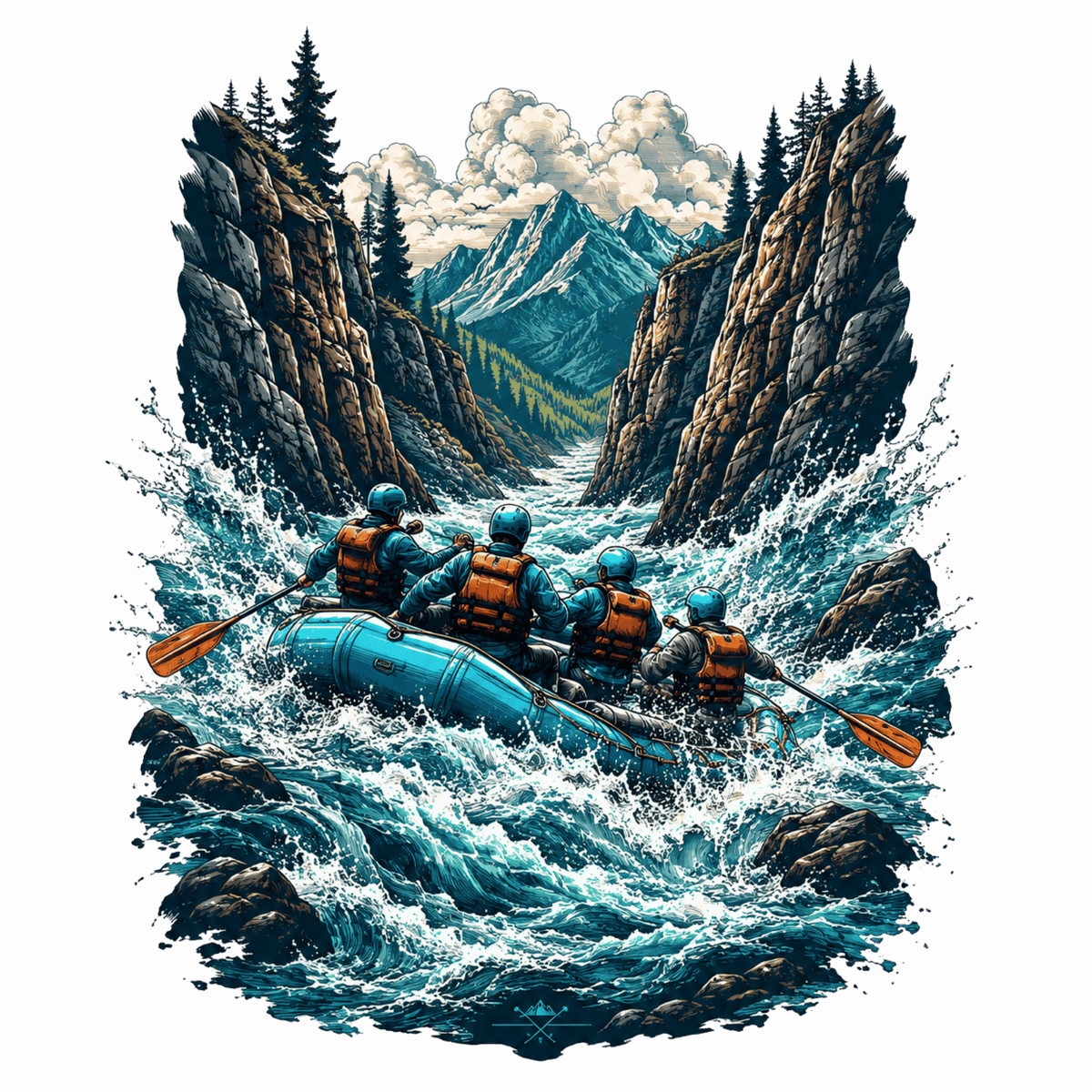 تيشيرت Rugged Canyon Rafting
