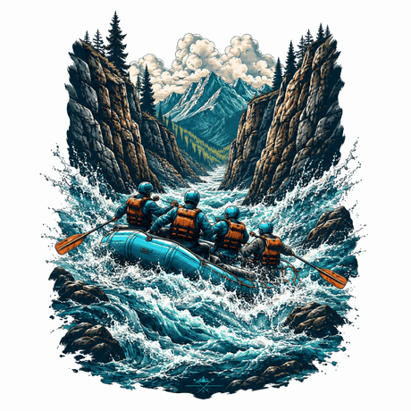 Rugged Canyon Rafting T-Shirt