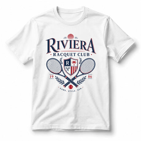 تيشيرت نسائي بتصميم Riviera Racquet Club