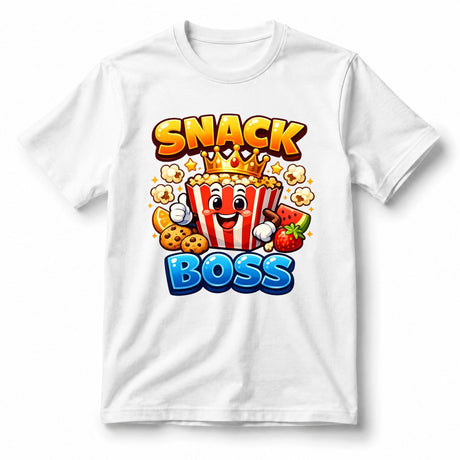 تيشيرت أطفال بتصميم Snack Boss