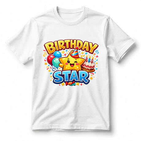 تيشيرت أطفال بتصميم Birthday Star