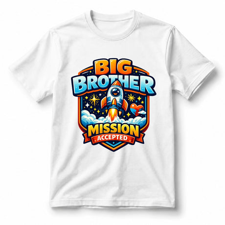 تيشيرت أطفال بتصميم Big Brother Mission Accepted